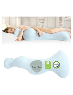 Almohada Corporal HONEHO 119x30 cm Espuma Memoria Refrigerante