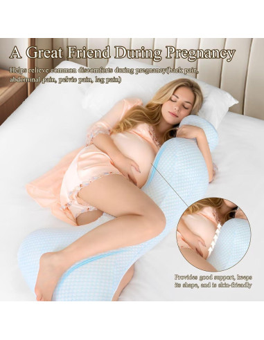 Almohada Corporal HONEHO 119x30 cm Espuma Memoria Refrigerante