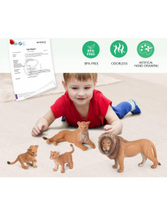 Figuritas de Animales Volnau 11PCS África - Juguetes Educativos 2