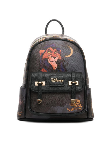 Mochila de Cuero Vegano Disney El Rey León Scar 27x15x25cm