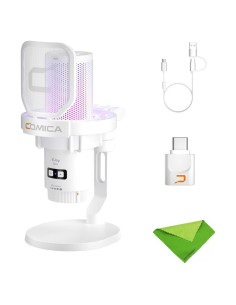 Micrófono Inalámbrico Comica Uni Pro D Blanco para PC y Móvil