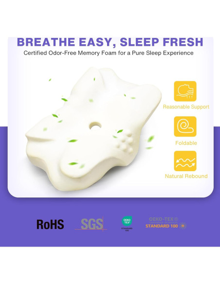 Almohada Cervical MIMCAT Refrigerante Espuma de Memoria 35.6x62.7cm