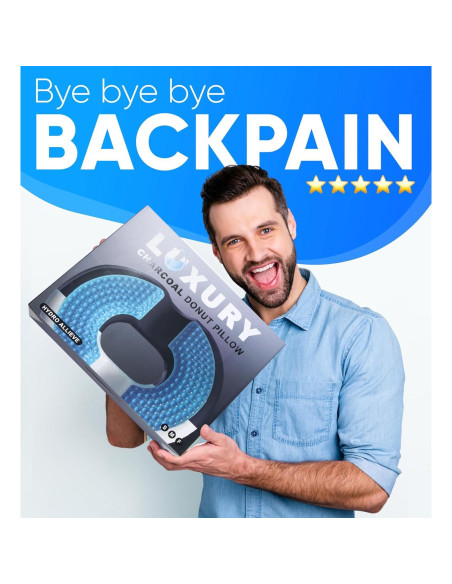 Cojín de Donut H. Mediano para Alivio Coccix y Hemorroides