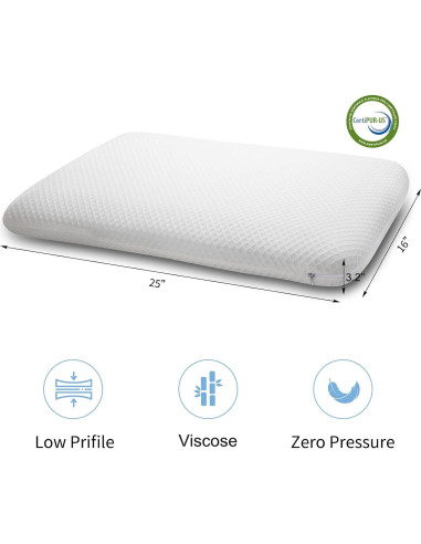 Almohada de Espuma con Memoria DLIGHT BD 8 cm Suave