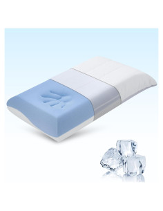 Almohada Espuma Memoria EGOHOME 66x40 cm Refrigerante