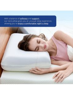 Almohada Espuma Memoria EGOHOME 66x40 cm Refrigerante 2