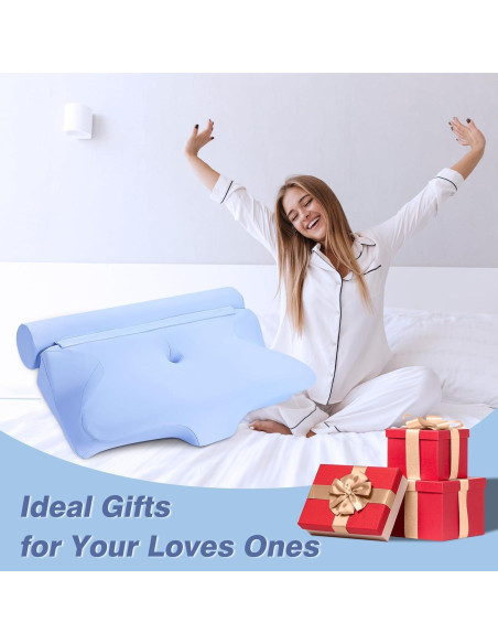 Almohada Cervical 2-en-1 Ocuuziisu Espuma de Memoria