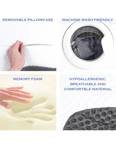 Almohada Ergonómica AURORAEcoLife Cervical Viscoelástica