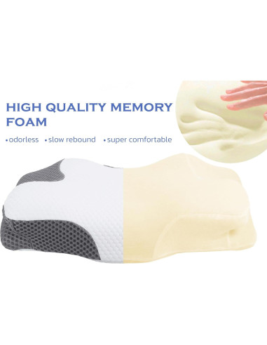 Almohada Ergonómica AURORAEcoLife Cervical Viscoelástica