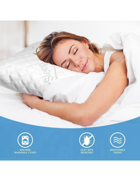 Almohada de Espuma Viscoelástica WonderSleep Reina 1 Unidad