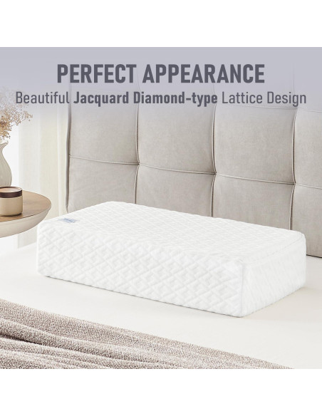 Almohada Cubo HARBOREST Espuma con Memoria 61x30x12 cm Almohada Cubo HARBOREST Espuma con Memoria 61x30x12 cm