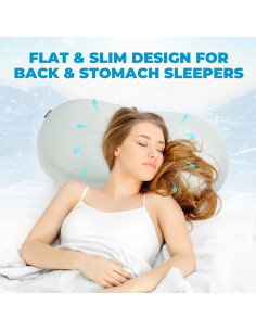 Almohada Cervical FcyLd Espuma Viscoelástica Refrigerante 81x40cm 2