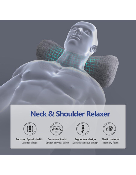 Almohada cervical ComfortLife para alivio de dolor de cuello