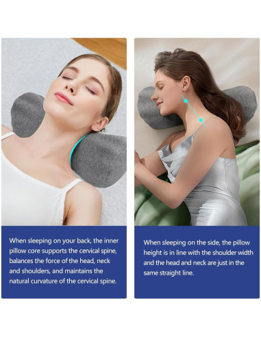 Almohada cervical ComfortLife para alivio de dolor de cuello