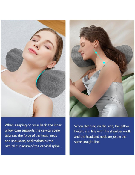 Almohada cervical ComfortLife para alivio de dolor de cuello