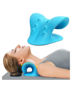 Estirador de Cuello ComfortLife Azul - Alivio Dolor Cervical