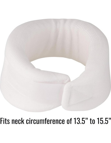 Collar Cervical DMI Espuma Suave Mediano 7,62 cm Blanco