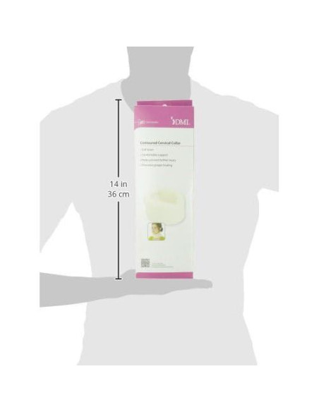 Collar Cervical DMI Espuma Suave Mediano 7,62 cm Blanco