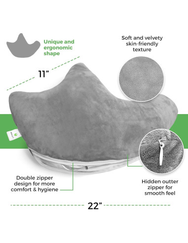 Almohada Ergonómica para Hombro AbleUplift Gris