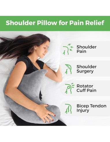 Almohada Ergonómica para Hombro AbleUplift Gris