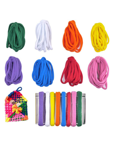 Bucles de Telar KRISMYA 192 Piezas Multicolores para Manualidades