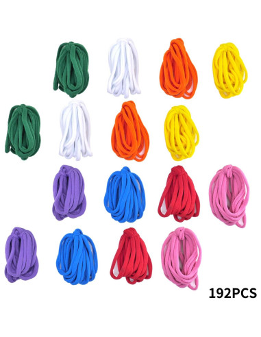 Bucles de Telar KRISMYA 192 Piezas Multicolores para Manualidades