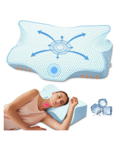 Cojín Cervical Anvo Espuma Viscoelástica Firme Mediano