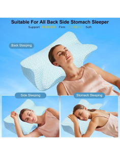 Cojín Cervical Anvo Espuma Viscoelástica Firme Mediano 2