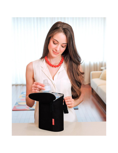 Bolsa Térmica para Leche Materna Skip Hop Negra 1 Cuenta