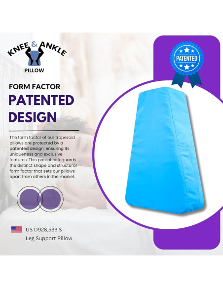 Cuña ortopédica Knee and Ankle Pillow - Espuma viscoelástica 10 cm