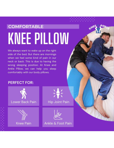 Cuña ortopédica Knee and Ankle Pillow - Espuma viscoelástica 10 cm