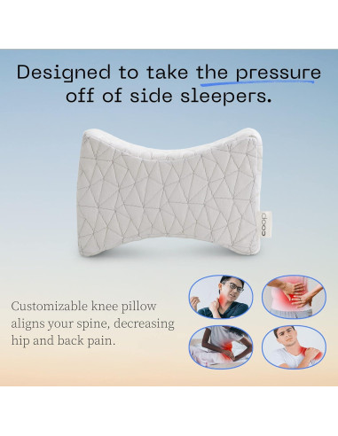 Almohada Ortopédica Coop Home Goods para Rodillas y Piernas