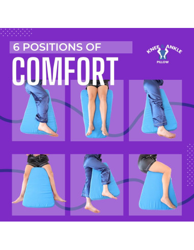 Cuña ortopédica Knee and Ankle Pillow - Espuma viscoelástica 10 cm