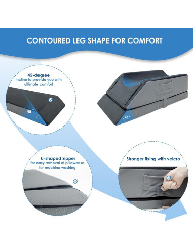 Cojín Elevador de Piernas Ajustable Kehangte 4 Alturas