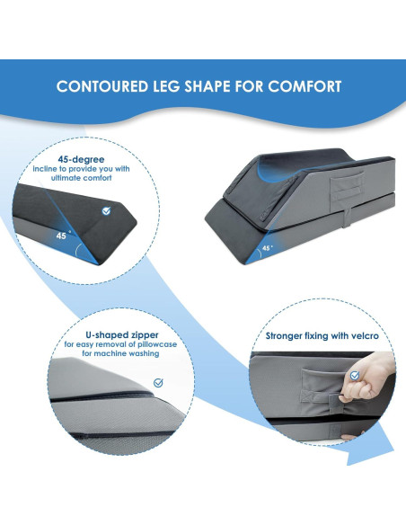 Cojín Elevador de Piernas Ajustable Kehangte 4 Alturas