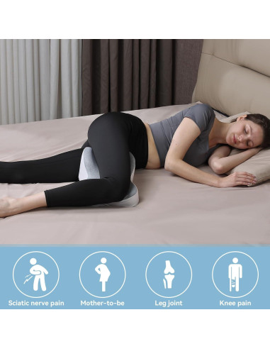 Almohada para Piernas UTJZIB - Espuma de Memoria 399g