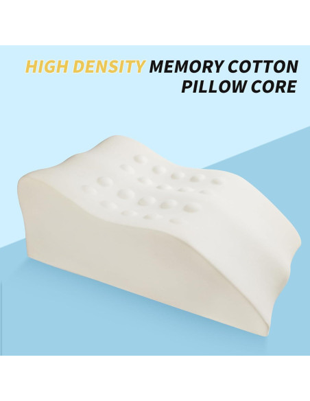 Almohada Elevadora de Piernas Itcozy Espuma Viscoelástica 60x43cm Almohada Elevadora de Piernas Itcozy Espuma Viscoelástica 60x43cm