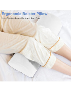 Almohada Viscoelástica Resylp Media Luna para Rodillas 52 cm 2