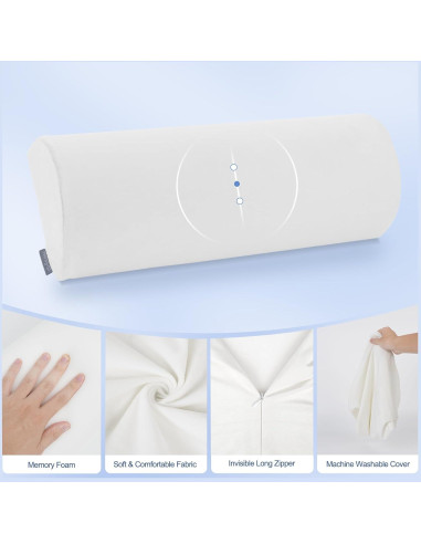 Almohada Viscoelástica Resylp Media Luna para Rodillas 52 cm