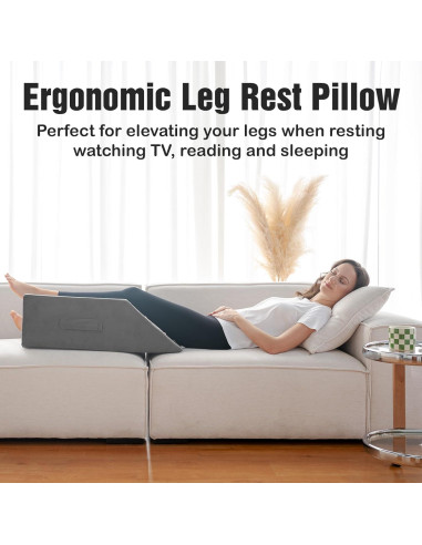 Almohada Elevadora para Pierna LightEase Espuma Viscoelástica