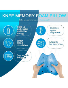 Almohada Ortopédica para Rodillas TUZAWERK - Espuma Memoria 2