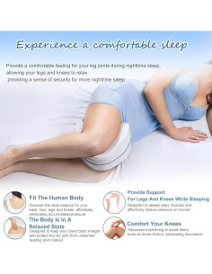 Almohada Ortopédica para Piernas WHZHAOCAI Espuma Viscoelástica 2