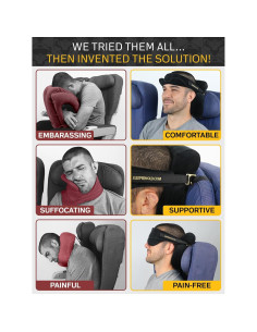 Almohada de Viaje Sleeper Hold 2.0 - Suave y Lavable 2