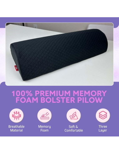 Cojín de Rodilla XOLLOZ Espuma Viscoelástica Negro