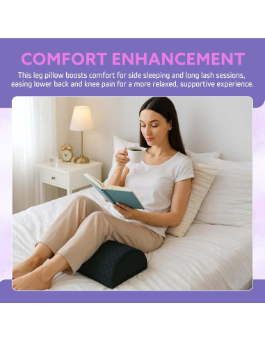 Cojín de Rodilla XOLLOZ Espuma Viscoelástica Negro