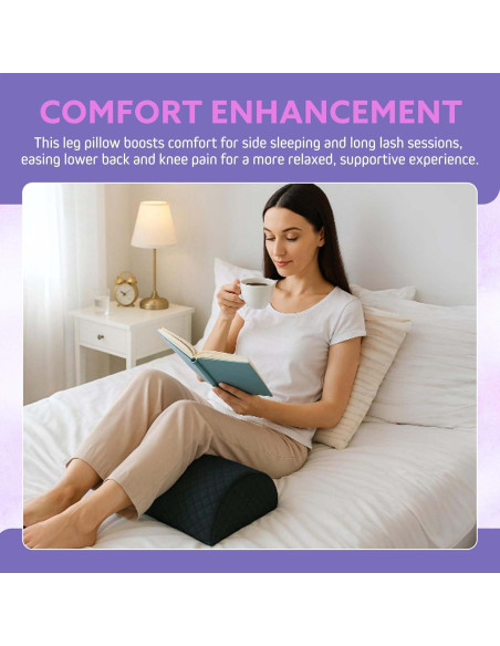 Cojín de Rodilla XOLLOZ Espuma Viscoelástica Negro