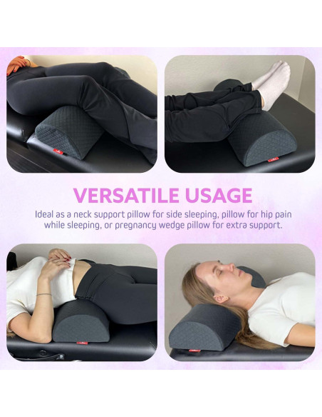 Cojín de Rodilla XOLLOZ Espuma Viscoelástica Negro