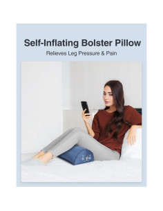 Cojín Inflable Luxtude para Piernas 51x21 cm Soporte Rodilla 2