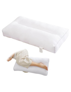 Almohada para Rodilla Suhedy 66x35 cm Algodón Blanco