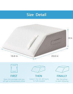 Almohada Elevadora para Piernas MEGCXIT Espuma Viscoelástica 2